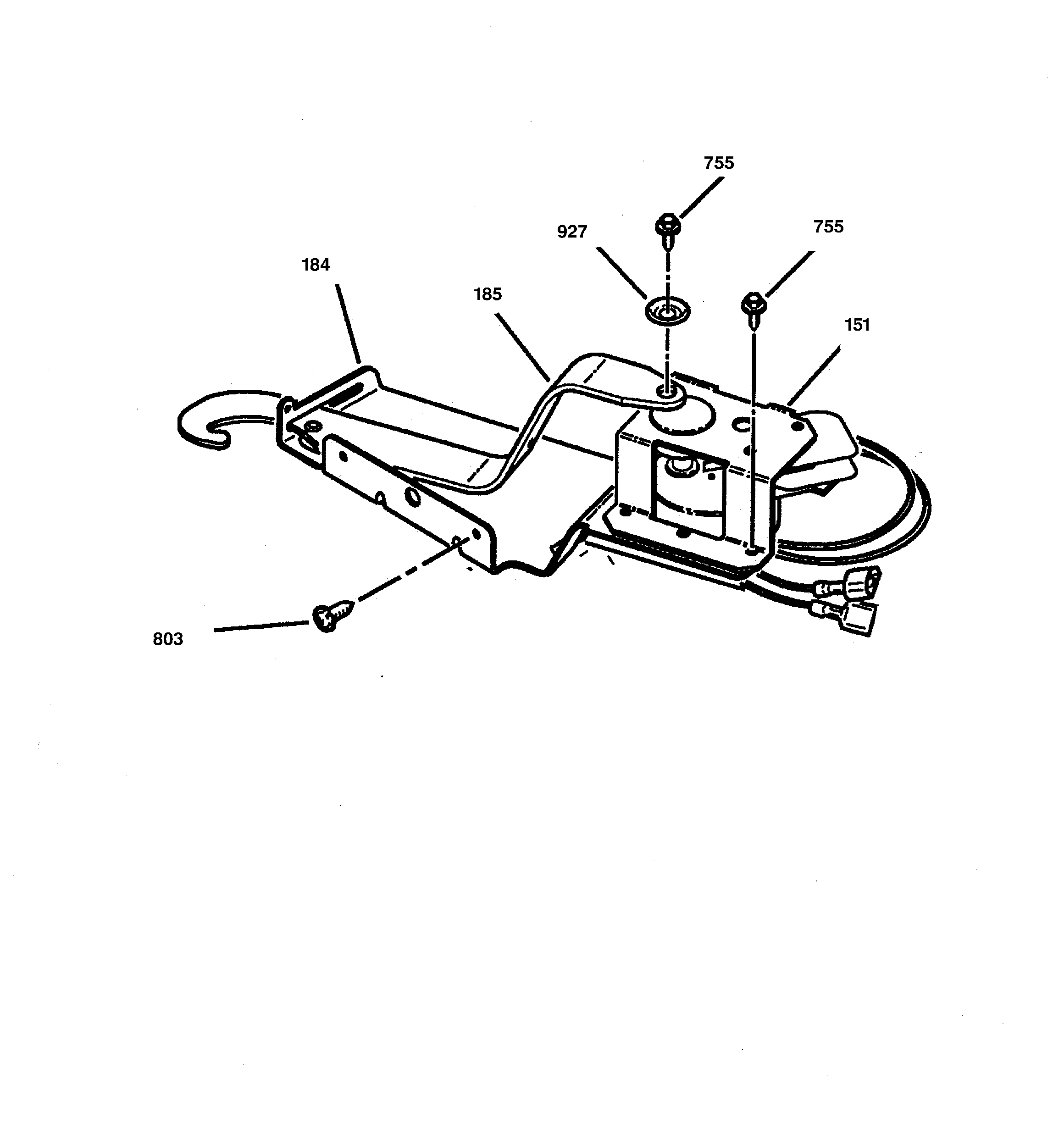 GE JK910BA1BB door lock diagram