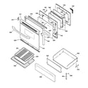 GE EGR2000EC1CC door & drawer parts diagram