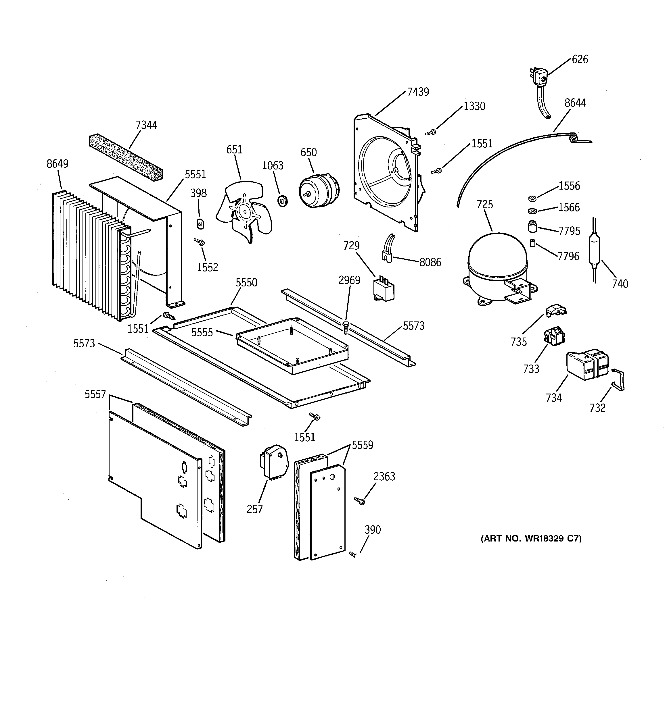 GE ZISS36NCBSS unit parts diagram