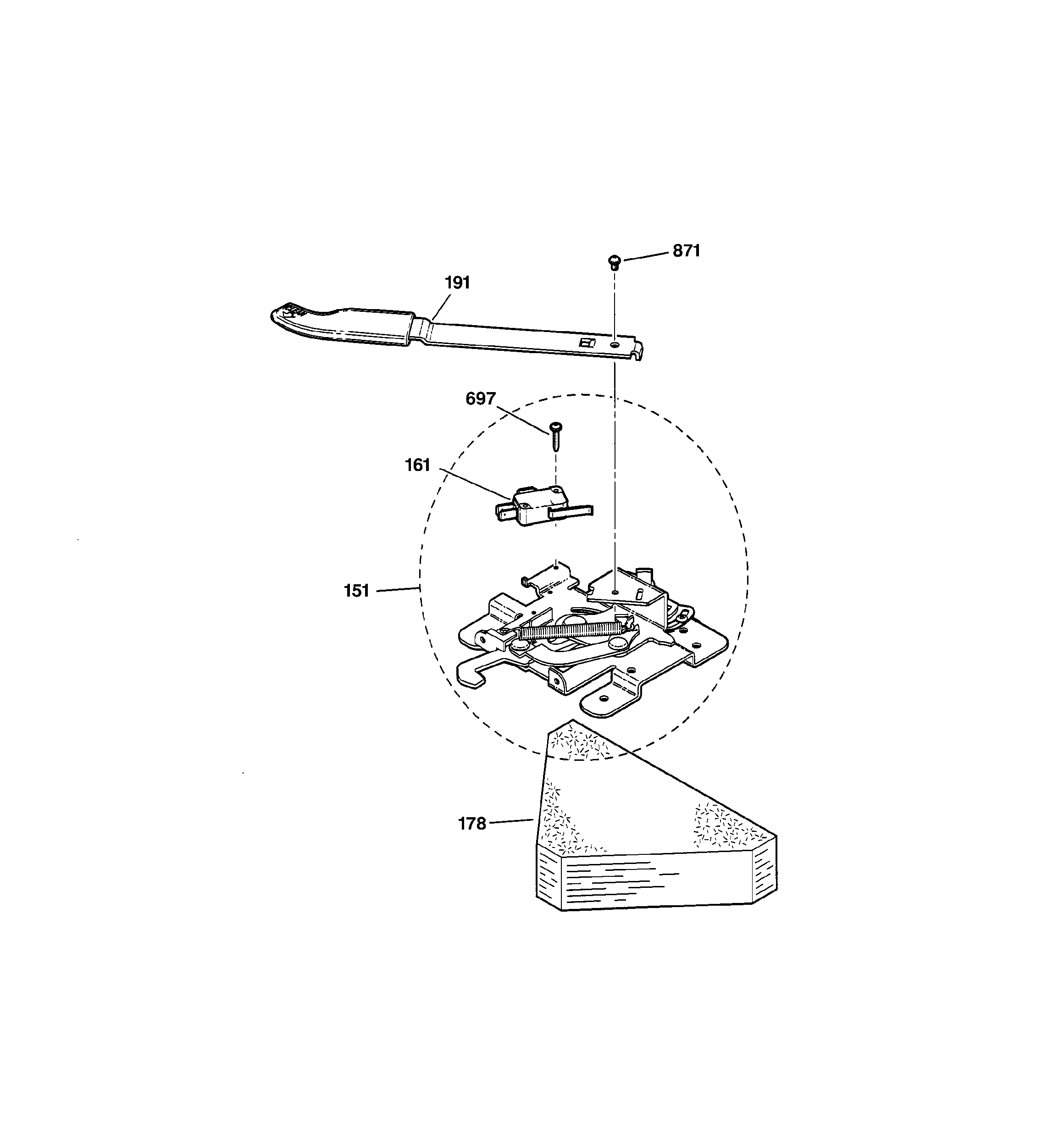 GE JBP64WB4WW door lock diagram