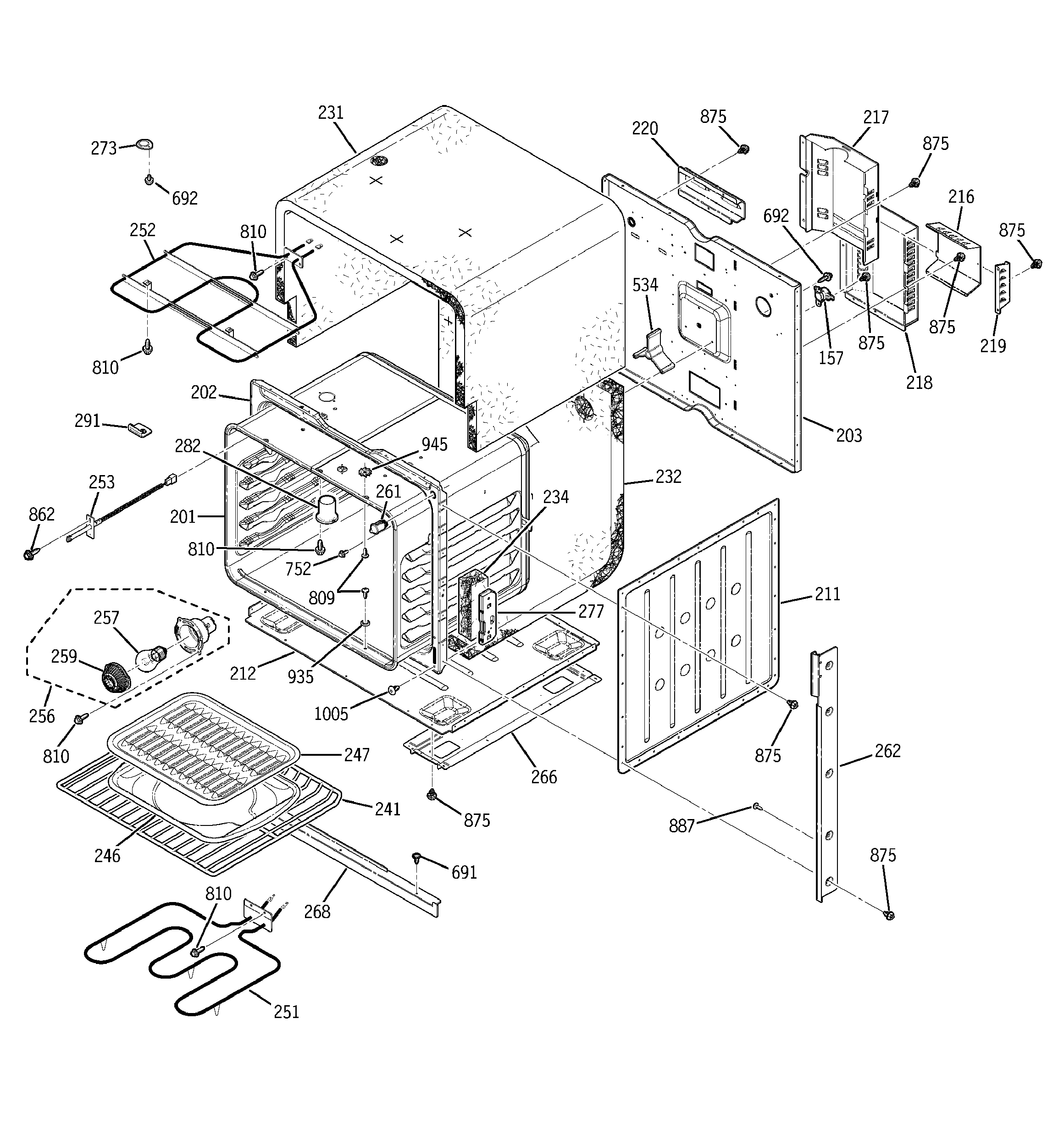 GE JKP15CD1CC body parts diagram