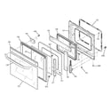 GE JKP15BD1BB door diagram
