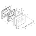 GE JRS04BW5BB door diagram