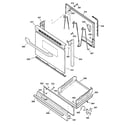 GE JGBS04BPA1CT door & drawer parts diagram
