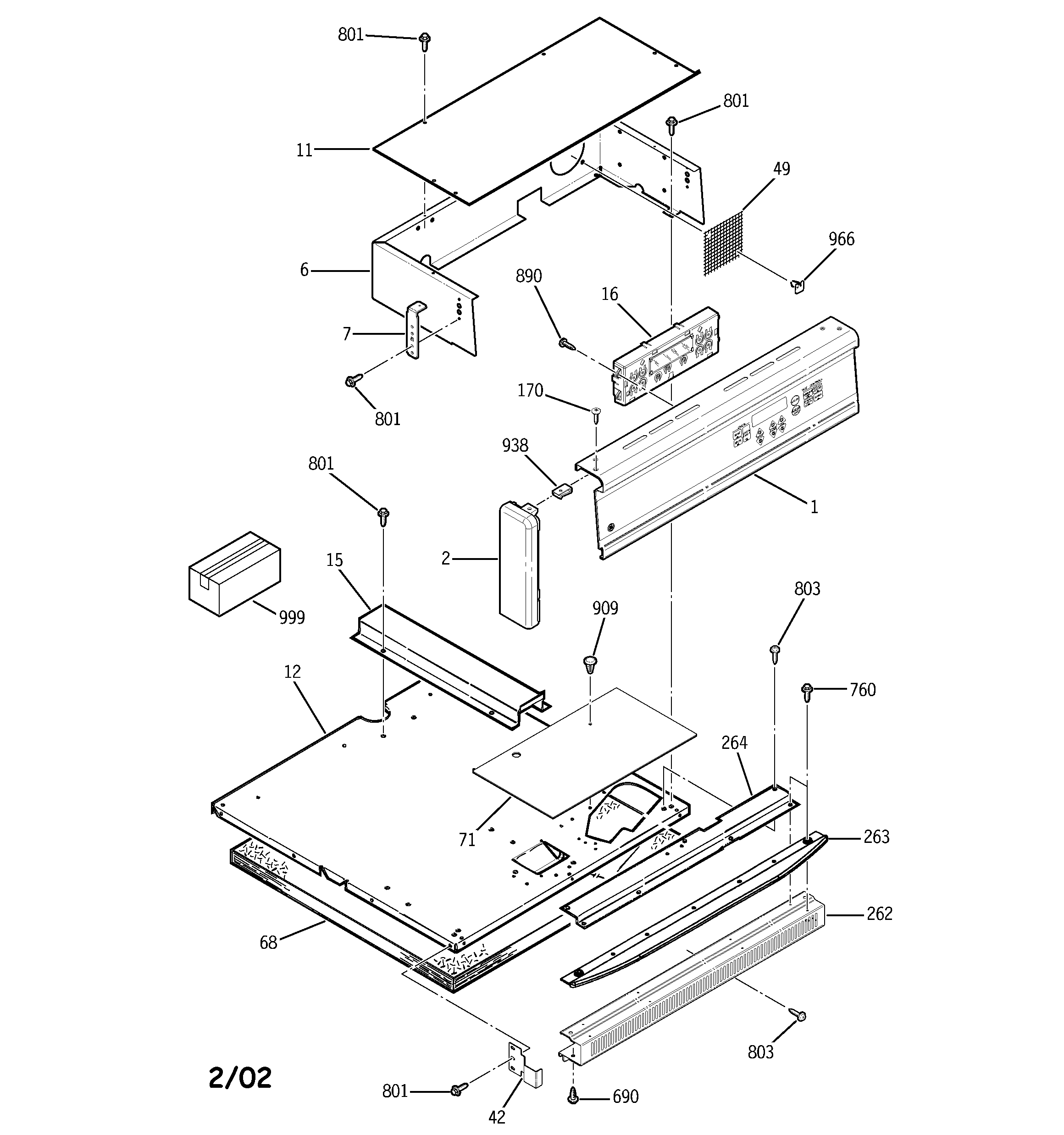 GE JGRS14BEW4BB control panel diagram