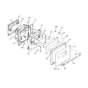 GE JRP15BW3BB door diagram