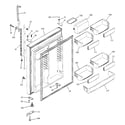 GE PTS22SBMARBS fresh food door diagram