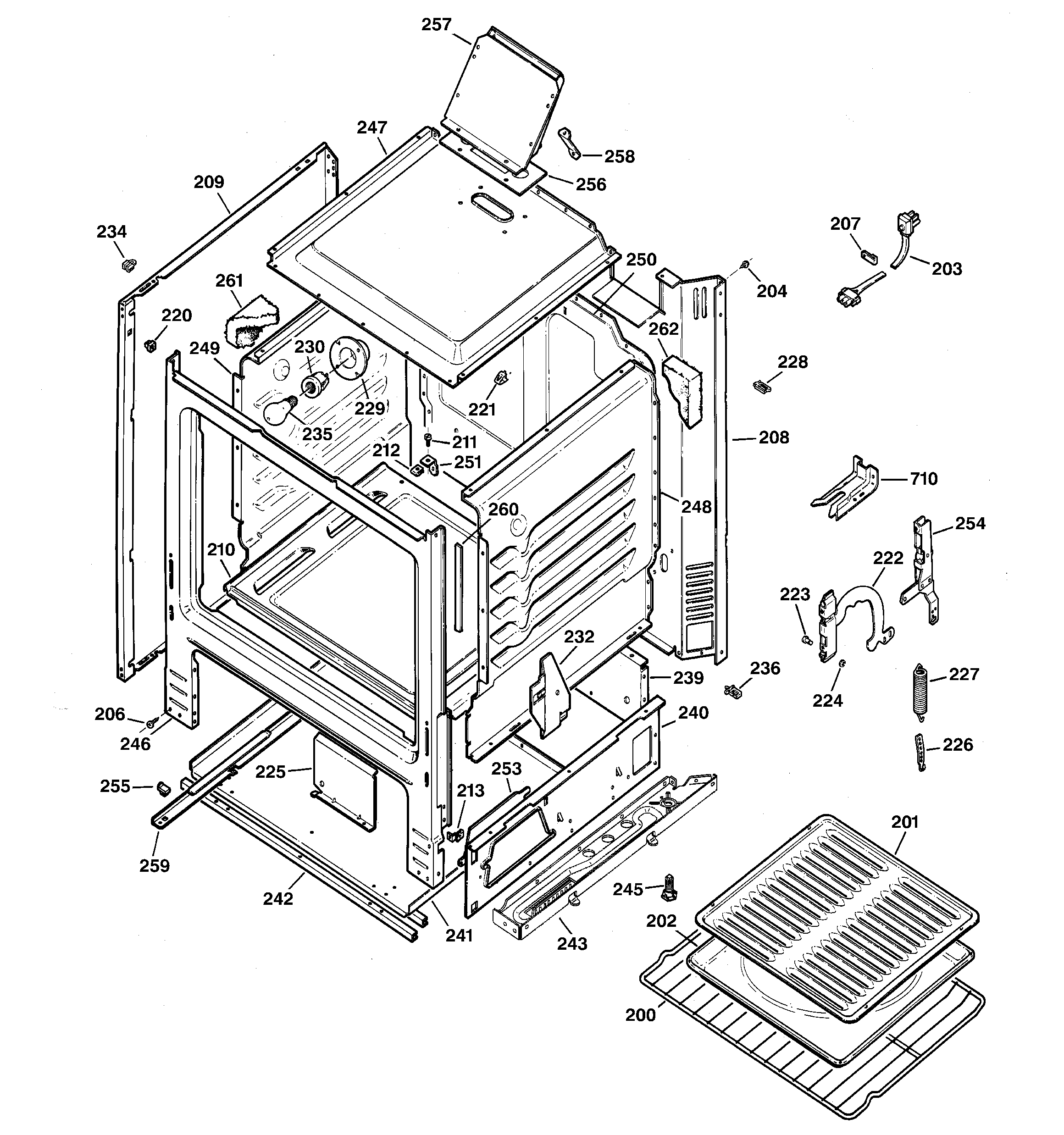 Kenmore 36273219200 body parts diagram