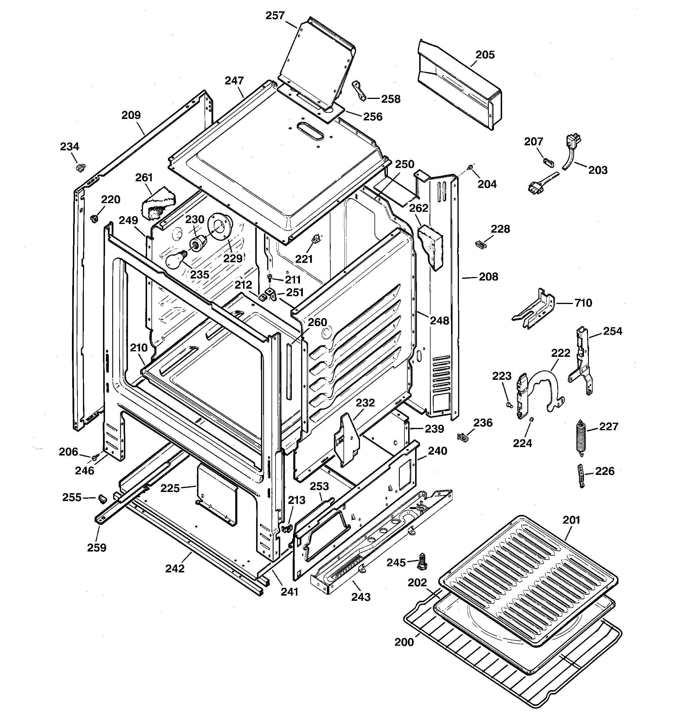 Kenmore 36271330200 body parts diagram