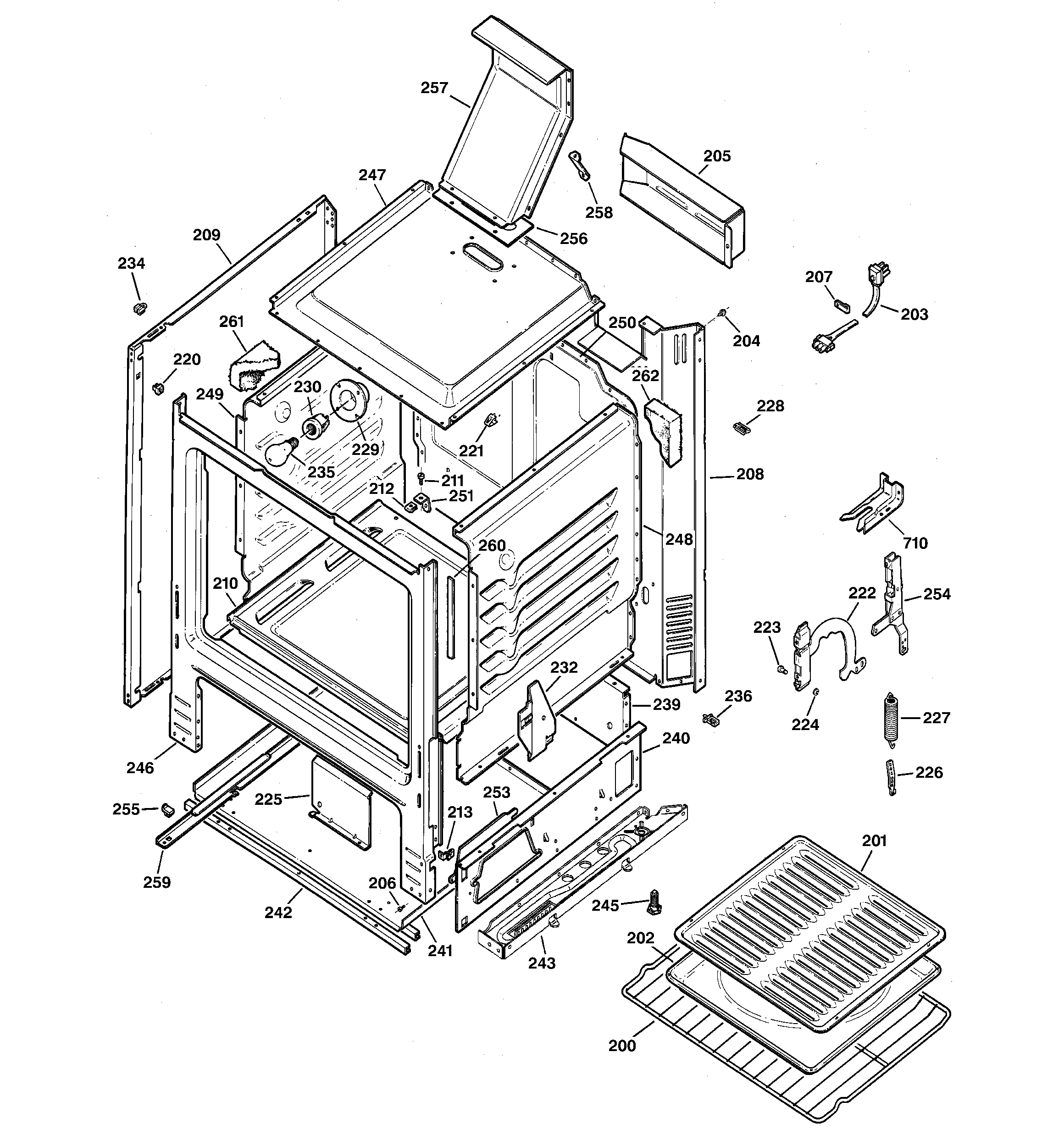 Kenmore 36273221200 body parts diagram