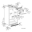 GE TBX19PATMRWW cabinet parts diagram