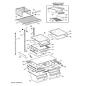 GE TBX22PIYARBB shelf parts diagram
