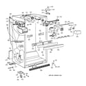 GE TBX22PIYMRAA cabinet parts diagram