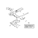 GE DPSQ495GT6AA gas valve & burner assembly diagram