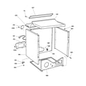 GE DCSR473GT6AA cabinet diagram