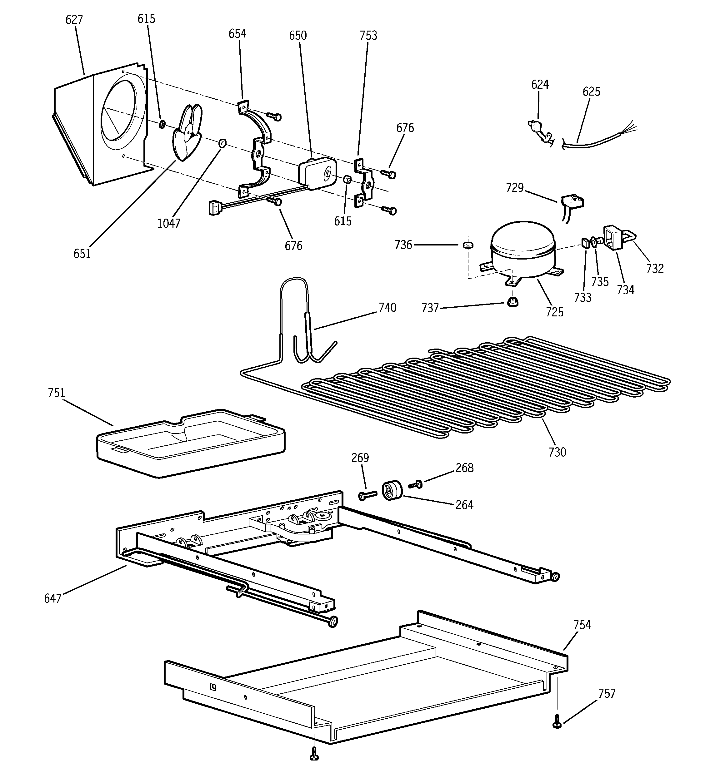 GE PTC22MBMALBB unit parts diagram