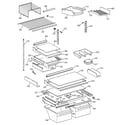 GE TBX22PASPRWW shelf parts diagram