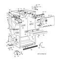 GE TBX18ZIXGRWW cabinet parts diagram
