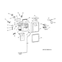 GE TBX22PRYERWW dispenser parts diagram