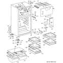 GE GTS16KBMDRCC cabinet diagram