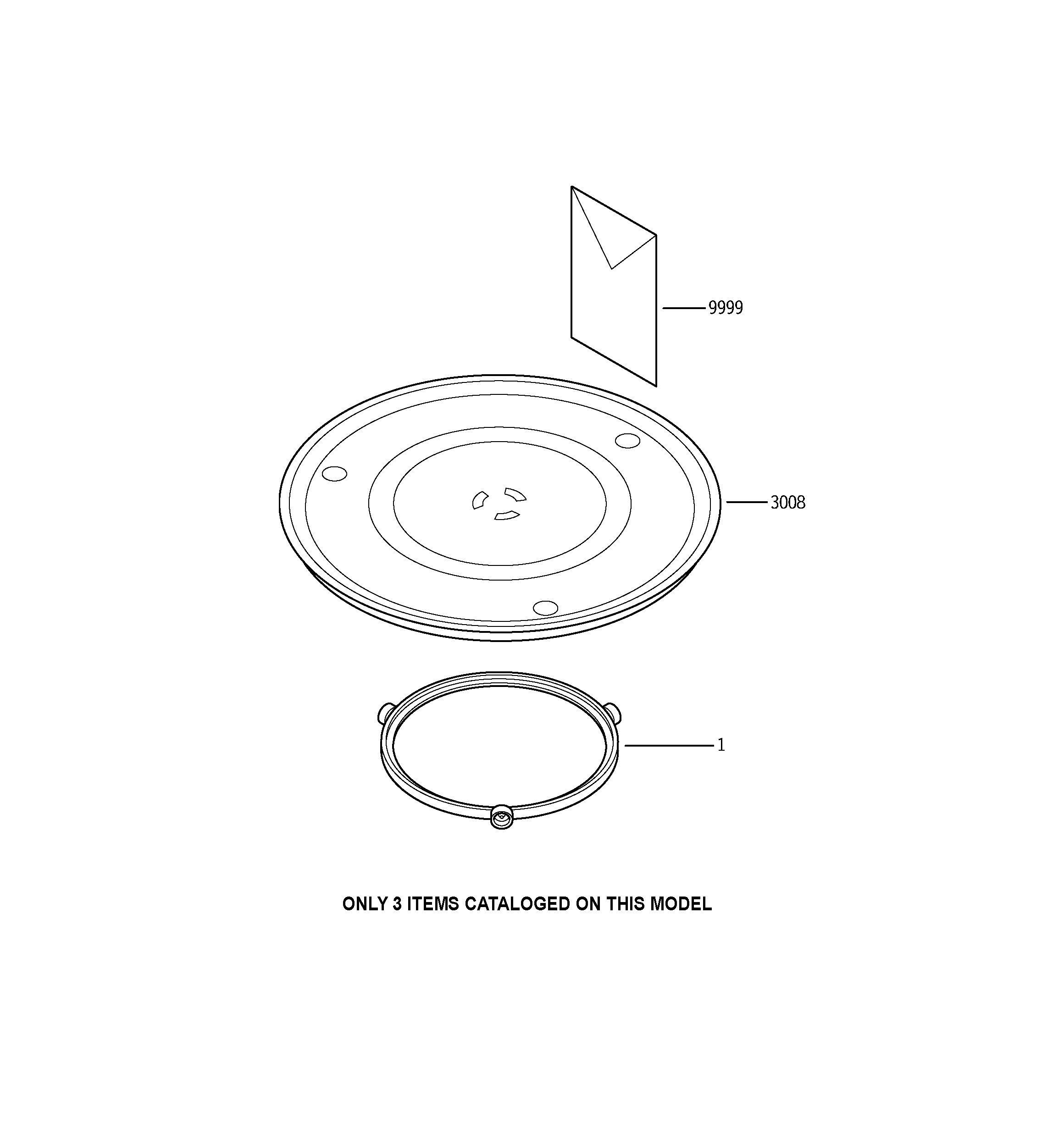 GE JES638WF001 microwave parts diagram