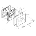 GE JGRS14BEW5BB door diagram