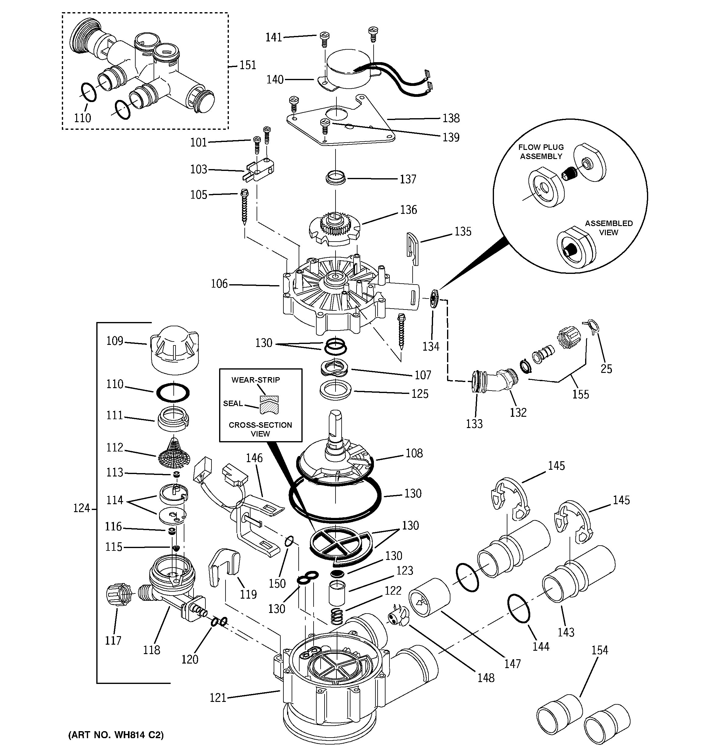GE GNSH45E01 pump diagram
