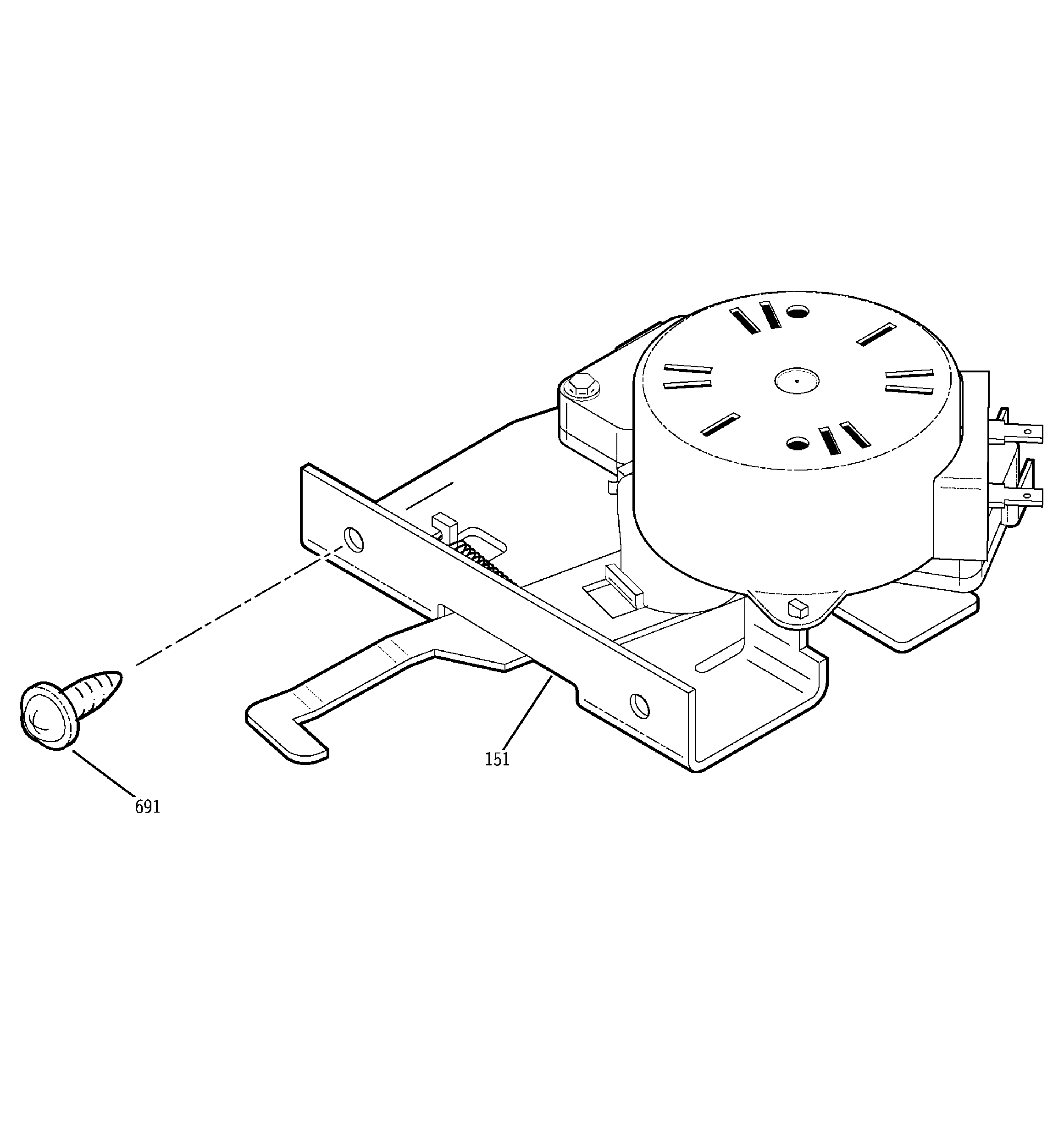 GE JKP27WD1WW door lock diagram