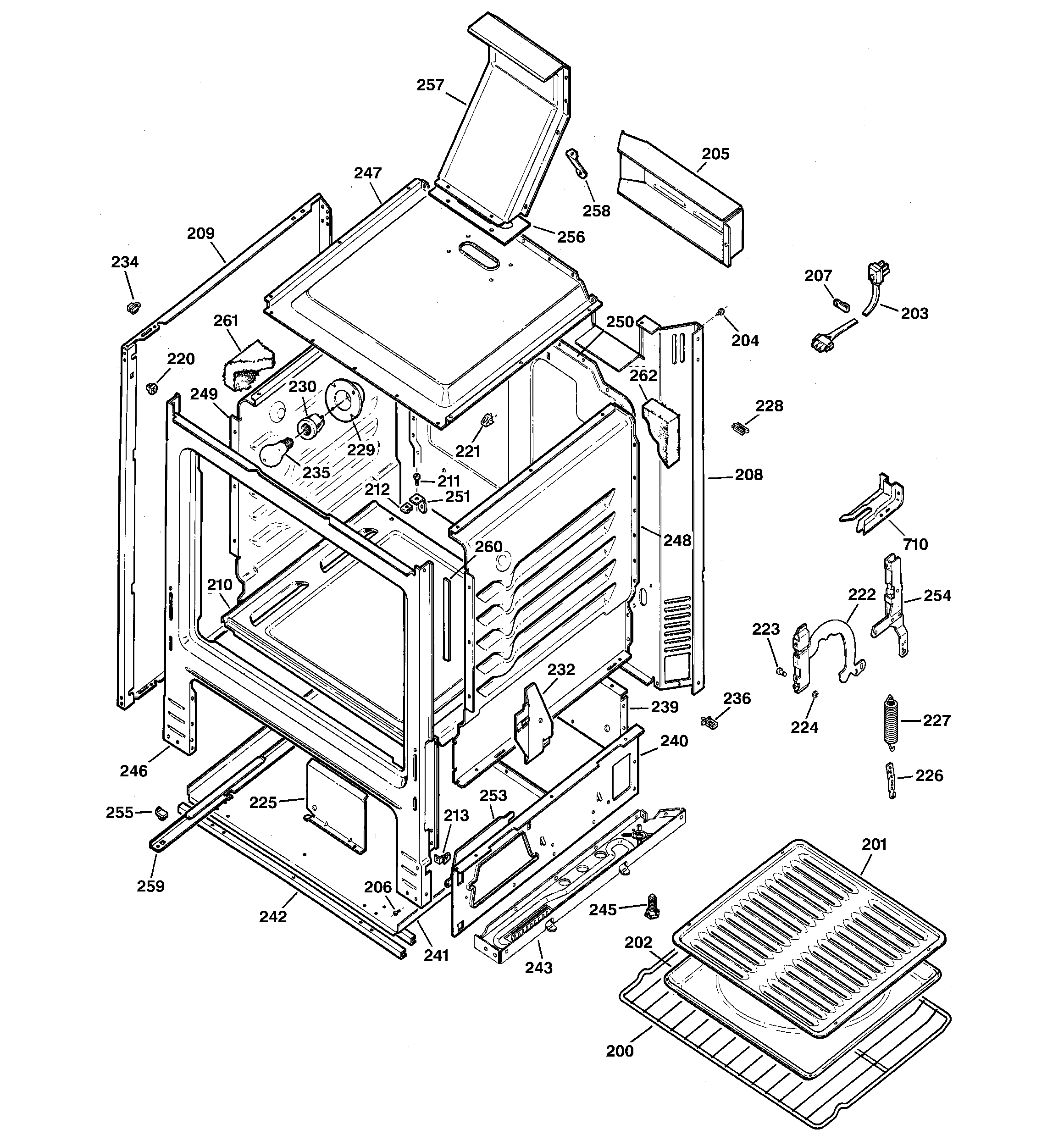 Kenmore 36272222201 body parts diagram
