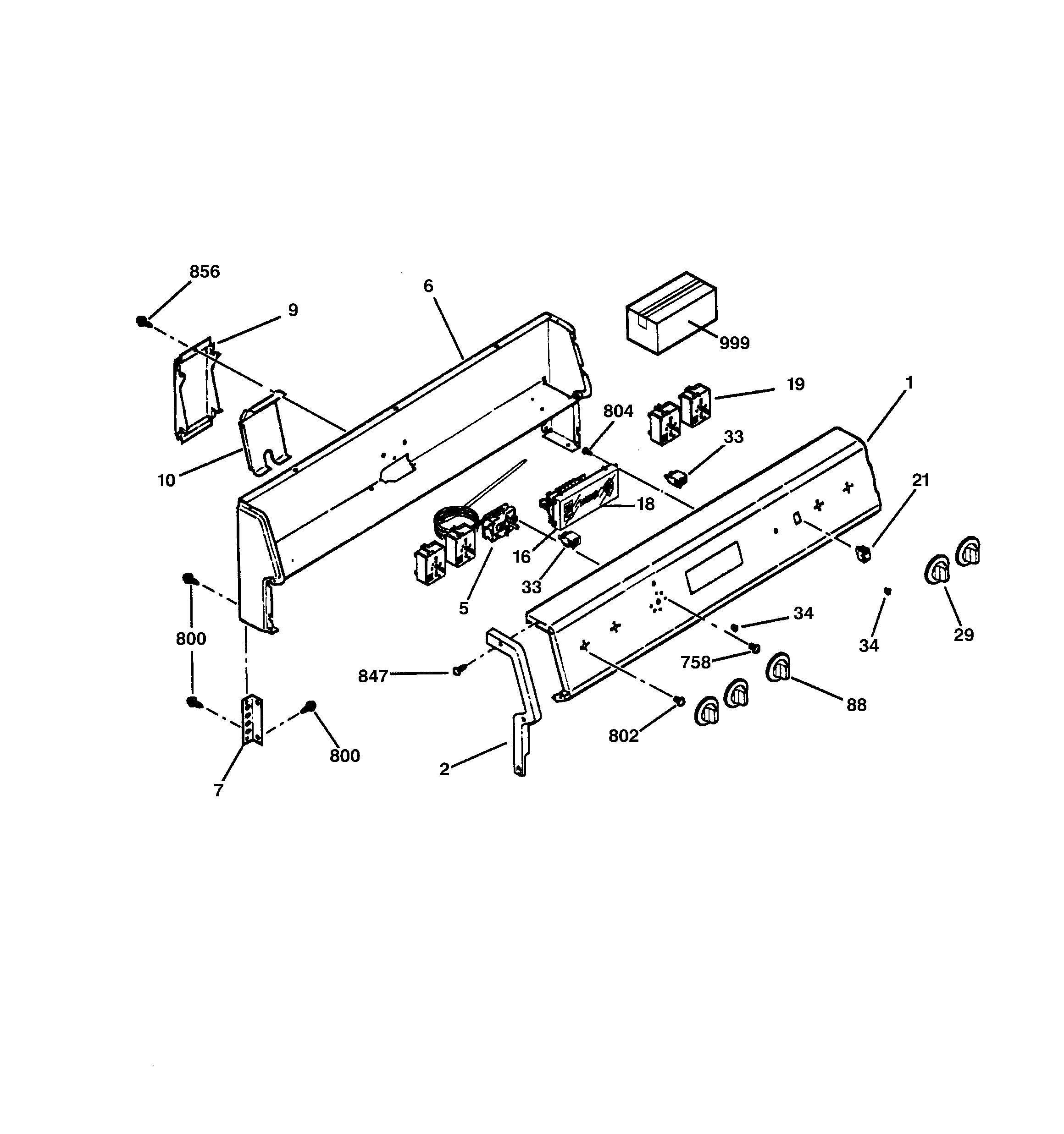 GE JBS23BY1AD control panel diagram