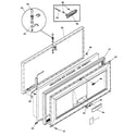 GE FCM15HDMAWH freezer door diagram
