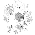GE JES1231WC001 microwave diagram