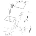 GE FCM5SMAWH freezer parts diagram