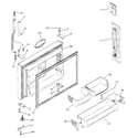 GE PTS22LBNARCC freezer door diagram