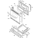 GE JGBS20WEA5WW door & drawer parts diagram