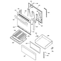 GE JBS03BC3WH door & drawer parts diagram