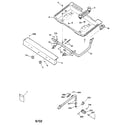 Hotpoint RGB508PPA5WH gas & burner parts diagram