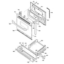 Hotpoint RGB535BEA4CT door & drawer parts diagram