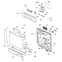 Kenmore 36315324100 escutcheon & door assembly diagram