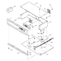 GE JTP15AD1AA control panel & cooktop diagram
