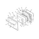 GE JMP28BC1AD door diagram