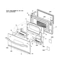 GE SCBC2001CSS001 door parts diagram