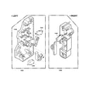 GE SCBC2001CSS001 latch board parts diagram