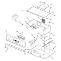 GE JCKS06BF1BB control panel & cooktop diagram