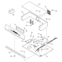GE JTP48BF1BB control panel & cooktop diagram