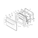 GE JTP48BF1BB door diagram