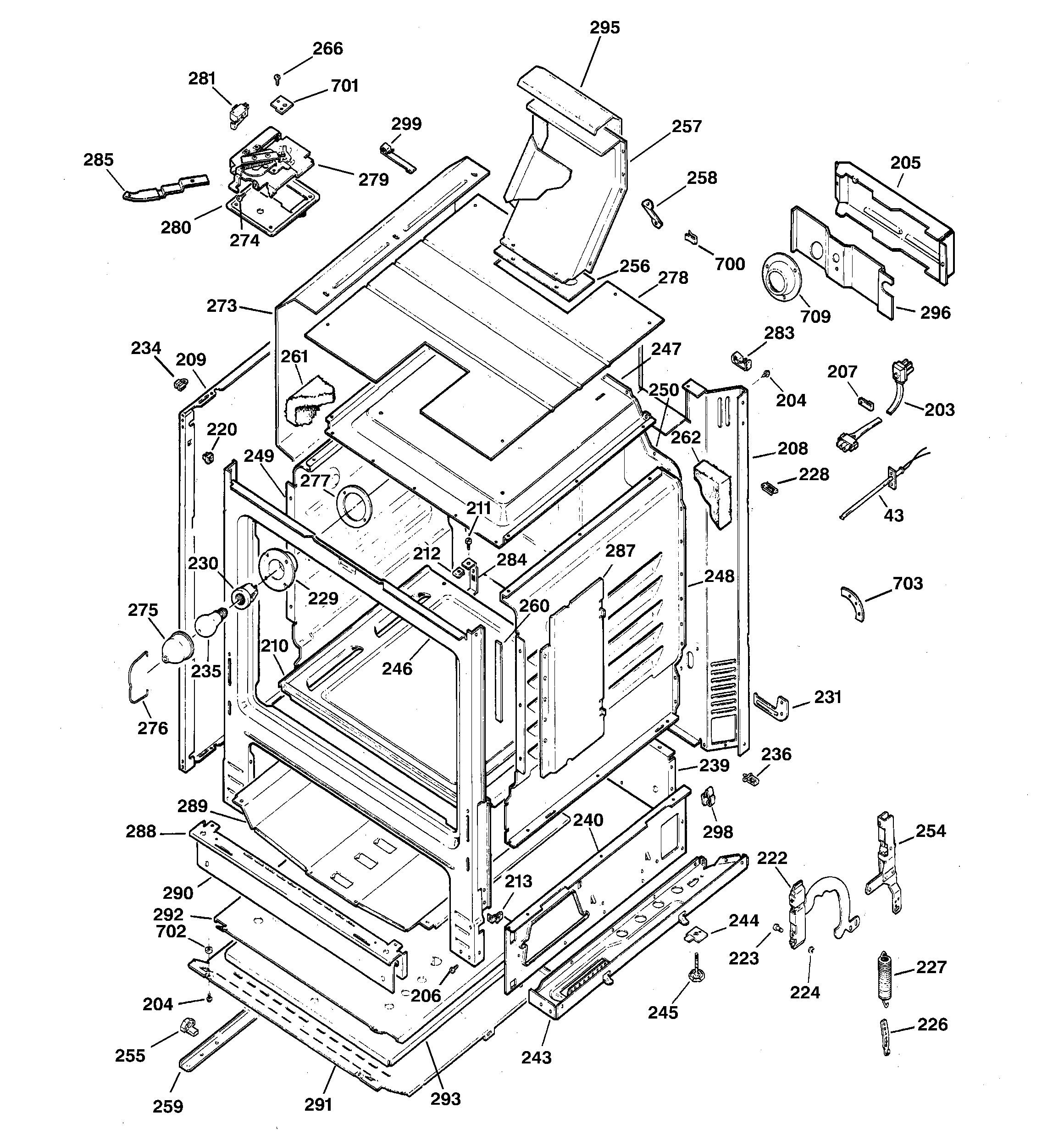 Kenmore 36275585892 body parts diagram