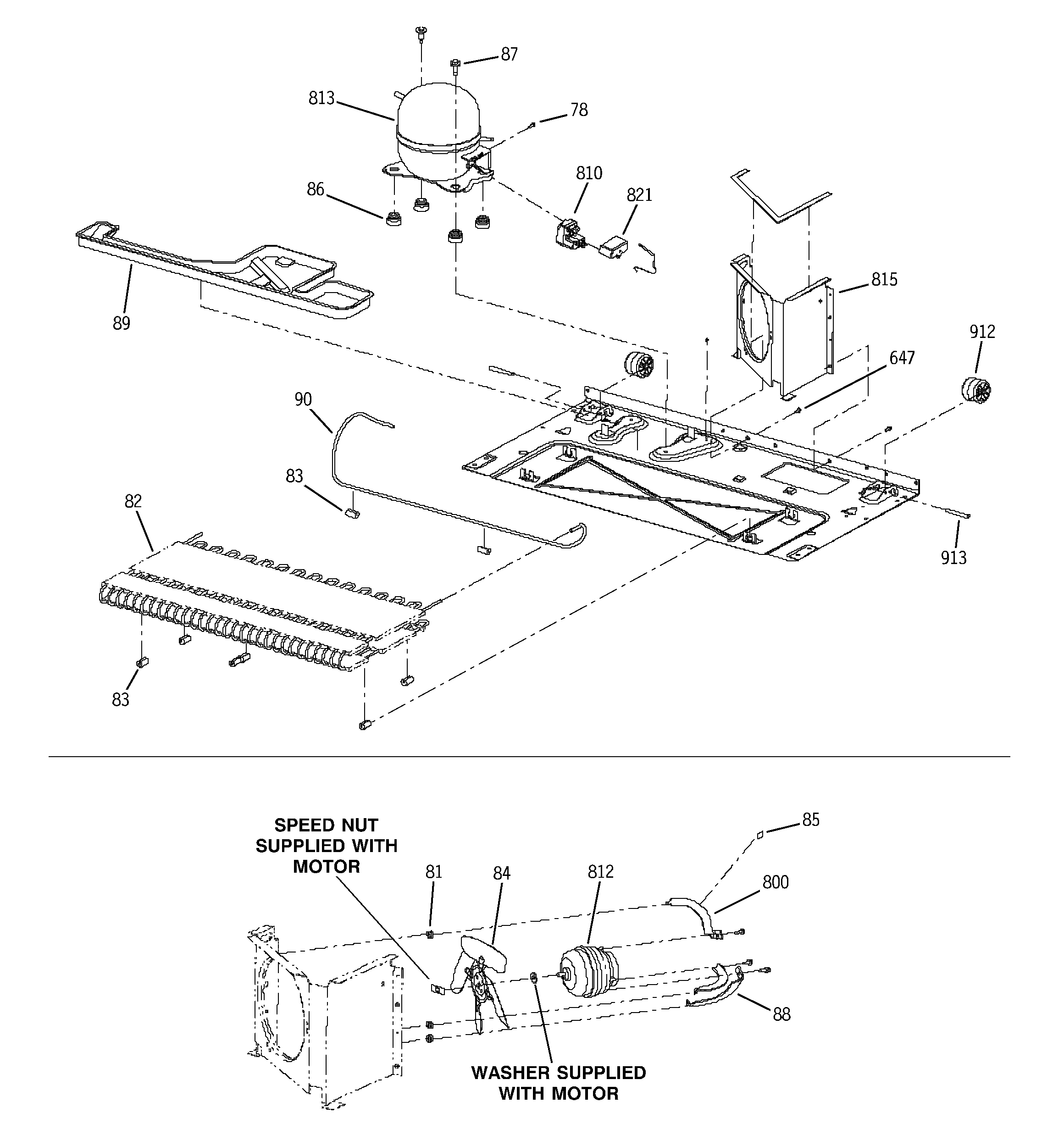 GE PDS22SBNBS unit parts diagram