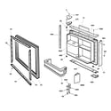 GE TNX22BRCBRBB freezer door diagram