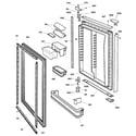 GE TNX22BACALWW fresh food door diagram